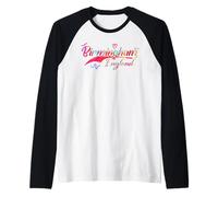 Birmingham England British UK | Vacation Travel Camiseta Manga Raglan