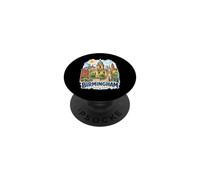 Birmingham Inglaterra Skyline Lindo Recuerdo de Viaje Europa PopSockets PopGrip Adhesivo
