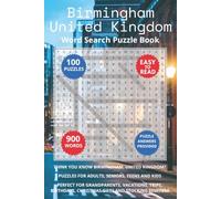 Birmingham United Kingdom Word Search Puzzle Book: Think you know Birmingham, United Kingdom? Puzzles for Adults, Seniors, Teens and Kids. Perfect for ... Christmas Gifts and Stocking Stuffers.