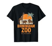 Birmingham Zoo - Camisa de viaje familiar con diseño de elefante Camiseta