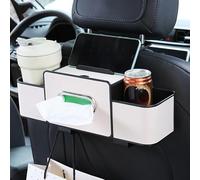 BIRNN Caja de Almacenamiento Multifuncional para El Respaldar del Asiento del Coche para VW Amarok Atlas Atlas Tanoak Beetle Bora Caddy EOS Fox Golf, Organizador del Asiento Trasero del Coche