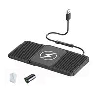 birnn Cargador Inalámbrico Coche para Mercedes Benz E-Class W213 W212 W211, Cargador Rápido Type-C/USB, Almohadilla de Carga Sin Cables Antideslizante, Base de Carga Inalámbrica para Coche