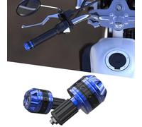 BIRNN Topes Manillar Moto para Yamaha MT 07 FZ 07 Tracer 700, Extremos del Manillar Puños de Manillar de Motocicleta, Tapón Antivibración, Contrapesos Manillar Moto, B Blue