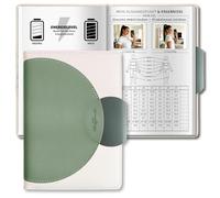 BIROYAL Gimnasio libro alemán, diario de entrenamiento con 186 ejercicios para tu entrenamiento de fuerza, libro de entrenamiento de fuerza A5, planificador de fitness, diario de fitness para