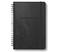 BIROYAL Planificador semanal sin fecha, A5, agenda semanal con lista de tareas, gran espacio para notas, 52 hojas en alemán con tapa dura