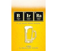 BIRRA Quaderno: Design Ispirato alla Tavola Periodica | Quaderno a Righe da 6 x 9 Pollici con 120 Pagine: Un regalo divertente per gli amanti della birra