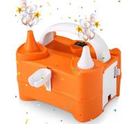 Birshe Bomba de Globos,400W Bomba portátil para Globos Bomba de Aire de Doble Boquilla Inflador Eléctrico de Globos 2 Modos de Trabajo para Cumpleaños Bodas Navidad Decoración de Fiestas