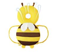 Birtern Almohada de protección para la cabeza del bebé, mochila de abeja, almohadillas de seguridad en algodón, ajustable, transpirable, para bebés de 5 a 24 meses, arnés para caminar
