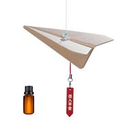 Birtern Ambientadores automotrices | Modelado de aviones de papel, adornos automáticos, ambientador para coche, colgante de aromaterapia de larga duración, colgante de perfume para Navidad
