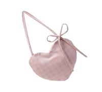 Birtern Bolso de hombro para mujer, con forma de corazón, bonito y espacioso retro, para niñas, para citas, viajes, cumpleaños, universidades, estudiantes, novias, Pink, Refer to description