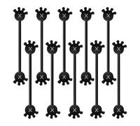 Birtern Bridas magnéticas para cables, 10 organizadores de cables de silicona en forma de palma, organización de cables reutilizables para el lugar de trabajo, escuela, hogar, marcadores de libros