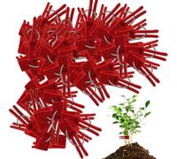 Birtern Clip de injerto de tomate, abrazadera de injerto de berenjena, abrazadera de soporte de berenjena, clip de fijación de crecimiento de plantas de interior para tomates