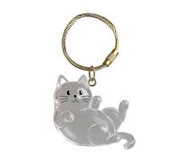 Birtern de Recuerdos para Mascotas, Llavero de Pelo de Perro, Colgante acrílico Transparente, Llavero conmemorativo para Hombres, colección de Mochila, Bolso, Bolso de Mujer