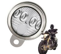 Birtern Disco Fiscal para Motocicleta, Colgador de Etiquetas para Scooter, Resistente a la Intemperie, Soporte clásico para Disco de impuestos para Motocicleta de Carretera de montaña, Scooter