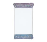 Birtern Flotador de piscina para adultos, hamaca de agua plegable para piscina, tumbona flotante con purpurina de verano para adultos, tomar el sol, vacaciones, ocio junto al lago, suministros de