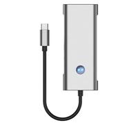 Birtern Hub USB C para laptop, divisor USB C portátil para laptop, divisor de estación de transmisión de datos para empleados, profesionales, entusiastas de la tecnología, estudiantes, oficinas en