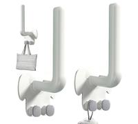 Birtern Juego de 2 ganchos para abrigos de animales, colgador de mochila de elefante, ganchos de pared multiusos para baño, dormitorio, cocina, lavandería, hogar, inodoro, empresa, estudio