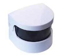 Birtern Limpiador ultrasónico de joyas, retenedor eléctrico portátil de joyas, herramienta de lavado de carcasa ABS para pulseras, dentaduras, afeitadoras, aretes, collares, gafas