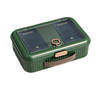 Birtern Organizador de carpetas de archivos ignífugo, organizador de archivos portátil de gran capacidad, prácticas cajas de archivos, carpeta de archivos para certificados de derechos de propiedad