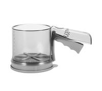 Birtern Tamiz para hornear, de malla fina de acero inoxidable, semiautomático, de doble capa, para utensilios de azúcar, cocina, pasteles, restaurante y hogar