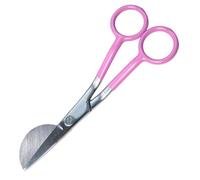 Birtern Tijeras de Pico de Pato | Cuchillas de Acero Inoxidable Paleta con Forma ergonómica,Tijeras con Mango Compensado Curvado Doble para Costura, Manualidades, Tela, Bordado y Costura