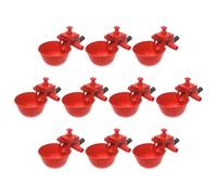 Birtern Vasos de Agua para Pollos, Tazas de riego automático de Pollos, de riego, alimentador de Alimentos sólidos, para Pavos al Aire Libre, Jaula de cría de Patos, Granja de