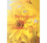 Birth Month Flower Coloring Book