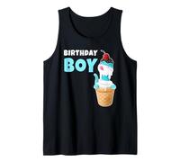 Birthday Boy - Adult & Kids Funny Dinosaur Bday Graphic Camiseta sin Mangas