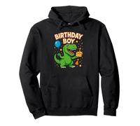 Birthday Boy Dinosaur Cute T Rex Party Design Sudadera con Capucha