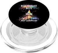 Birthday Boy Lets Celebrate Funny Bug Con Gafas De Sol Y Sombrero PopSockets PopGrip para MagSafe