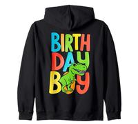 Birthday, Boy T Rex Dinosaur Kids, Party, Animal, Fun Design Sudadera con Capucha