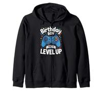 Birthday Boy Time to Level Up Funny Gaming Fiesta de cumpleaños Sudadera con Capucha