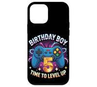Birthday Boy Time To Level Up Gamer Video Game 5 Años Carcasa para iPhone 12 Mini