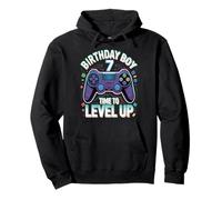 Birthday Boy Time To Level Up Gamer Video Game 7 Años Sudadera con Capucha