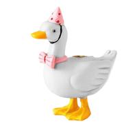 Birthday Cake Candle Holders - Funny Party Decorations for Cupcakes Cookie Desserts | Duck-Shaped Cake Topper Candlestick Perfect for Photoshoot Holiday Wedding Event Celebration