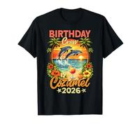 Birthday Crew Cozumel 2026 Grupo de Vacaciones en Crucero en México Camiseta