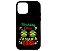 Birthday Crew Jamaica 2026 Escuadrón a Juego para Fiestas de Vacaciones Carcasa para iPhone 12 Mini