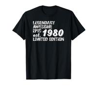 Birthday Gift 1980 Limited Edition Camiseta