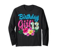 Birthday Girl 13 Year Old Ocean Hawaii 13th Manga Larga
