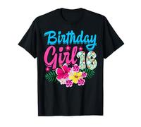 Birthday Girl 16 Year Old Ocean Hawaii 16th Camiseta