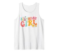 Birthday Girl 2nd 3rd 4th 5th 6th 7th 8th 9th Girls Birthday Camiseta sin Mangas
