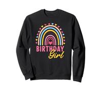 Birthday Girl 2nd 3rd 4th 5th 6th 7th 8th 9th Girls Rainbow Sudadera