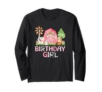 Birthday Girl Farm Animal Country Party Manga Larga