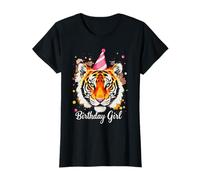 Birthday Girl TIGER Shirts Women TIGER Girls Happy Birthday Camiseta