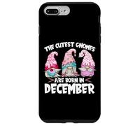 Birthday GNOME Design The Cutest Gnomes Are Born In December Carcasa para iPhone 7 Plus/8 Plus