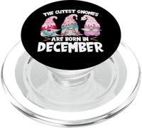 Birthday GNOME Design The Cutest Gnomes Are Born In December PopSockets PopGrip para MagSafe