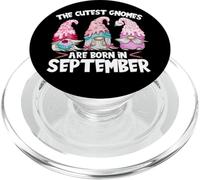 Birthday GNOME Women The Cutest Gnomes Are Born In September PopSockets PopGrip para MagSafe