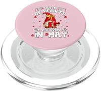 Birthday Gnomes For Women Queen of Hearts Are Born In May PopSockets PopGrip para MagSafe