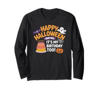Birthday Halloween Spooky Pumpkin Party Theme Manga Larga