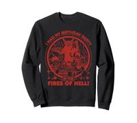 Birthday in Hell Sarcastic Retro Funny Adult Humor Sudadera